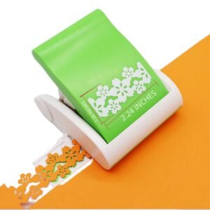Border Punch, Border Edge Craft Punch, Lace Flower Design Embossing Punch, Continuous Edger Border Craft Machine, Tools Scroll Punch for Scrapbooking