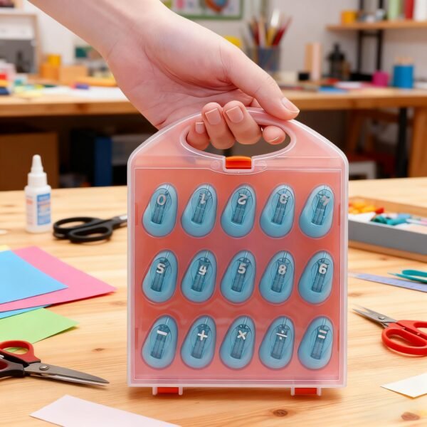 15 pcs Craft Holes Punch Paper punchers - Creative Handmaking DIY Tool,Number Punch Shapes Great for Crafting & Fun Projects - Image 9