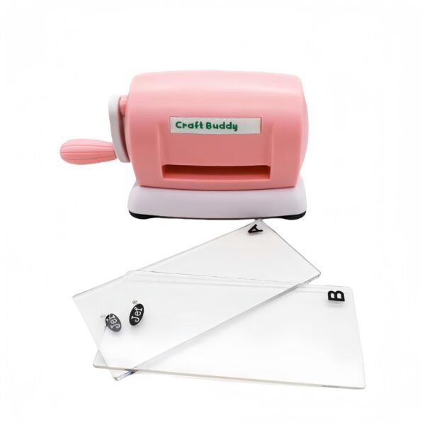 Manual Die Cutting & Embossing Machine, Hand Embossing Machine for DIY,Portable Cut Machines,for Arts & Crafts, Scrapbooking, Photo Album Decorative, Card Making and DIY Crafting - Image 5