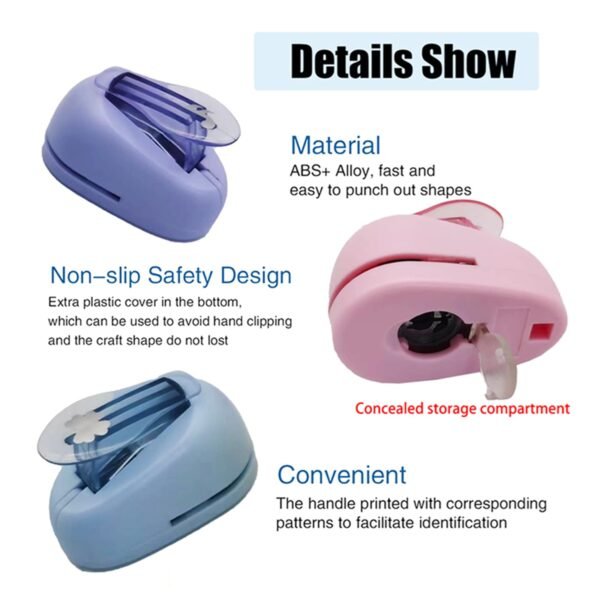 26pcs Alphabet Paper Punch Set for DIY Crafting and Early Learning,Punch Cards for Classroom, mini Hole Punch,Single Hole Punch - Image 7