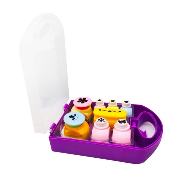 8pcs Craft Hole Punch Shapes Set,Corner Rounder Punch, and Various Designs Like Heart, and Butterfly for Kids' Paper Crafting and School Projects - Image 6