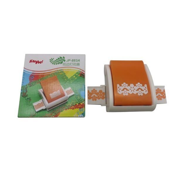 Border Punch, Border Edge Craft Punch, Lace Flower Design Embossing Punch, Continuous Edger Border Craft Machine, Tools Scroll Punch for Scrapbooking - Image 2
