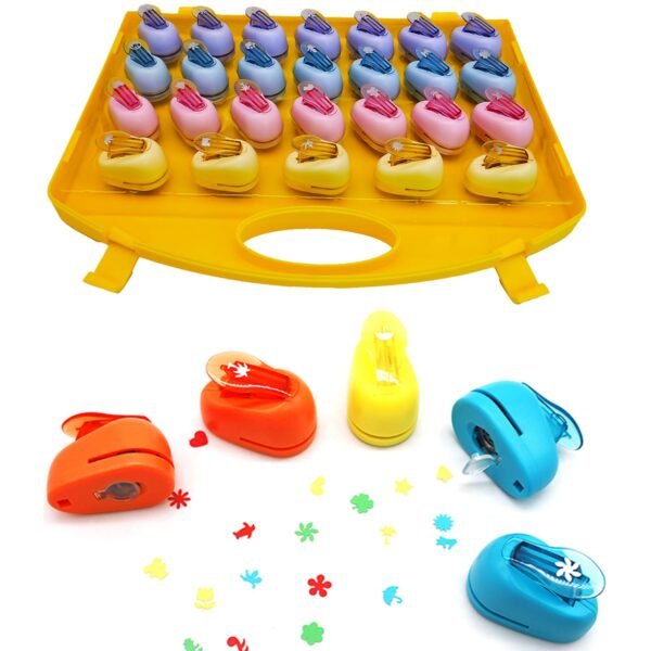 26pcs Alphabet Paper Punch Set for DIY Crafting and Early Learning,Punch Cards for Classroom, mini Hole Punch,Single Hole Punch - Image 5