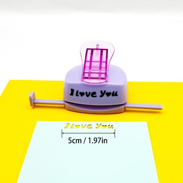 Hole Puncher for crafts10 pcs Paper Punch Set with 1 inch Hole Punch Shapes for Paper Crafting, Scrapbooking - Image 5