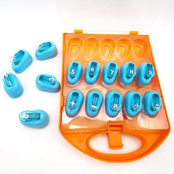 15 pcs Craft Holes Punch Paper punchers - Creative Handmaking DIY Tool,Number Punch Shapes Great for Crafting & Fun Projects - Image 4
