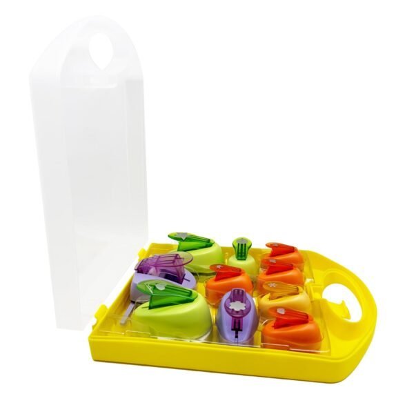 Hole Puncher for crafts10 pcs Paper Punch Set with 1 inch Hole Punch Shapes for Paper Crafting, Scrapbooking - Image 2